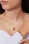 Heliophilia Silver Conjunto de collar y pulsera de metal dorado CSET9832